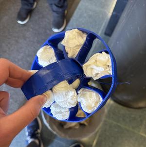 Egg Drop Project (AP Physics C) --- Rated for  ~ 20 ft --- (Suitable for 2nd story /or/ in class drops)