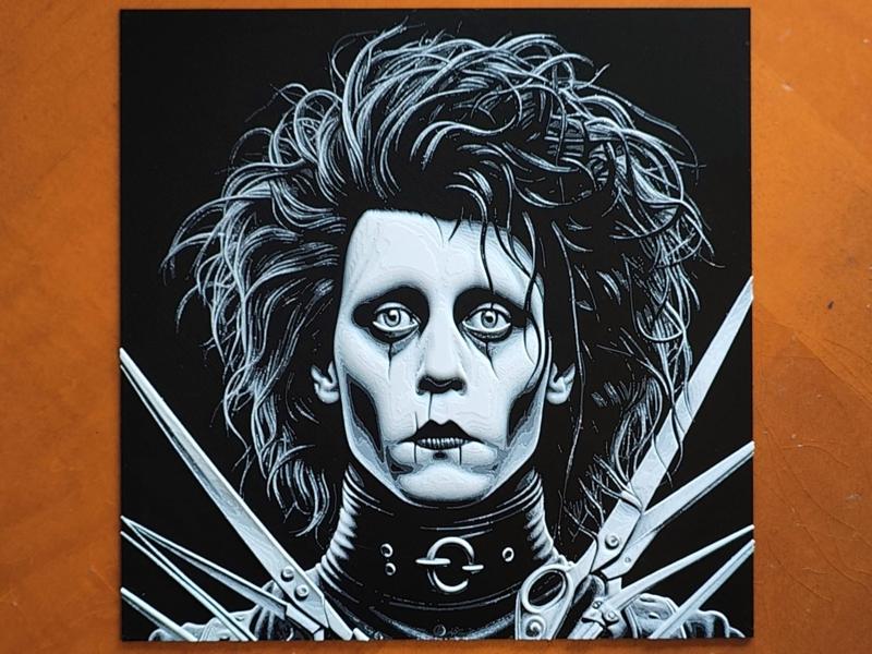 Edward Scissorhands Hueforge - 3 Colours