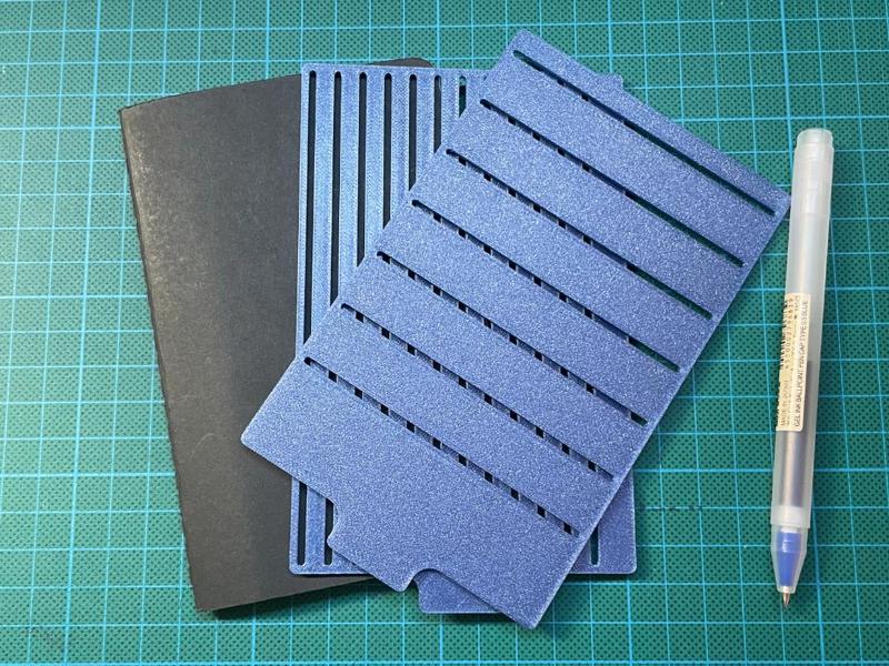Notebook stencil for Moleskine Cahier 