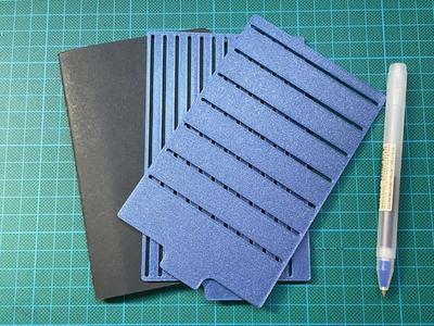 Notebook stencil for Moleskine Cahier 