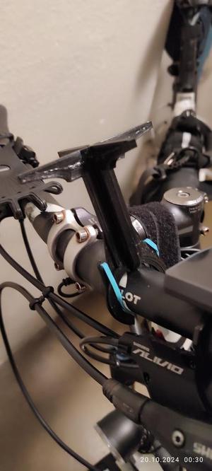 Bike Upsidedown handle bar stands flat print