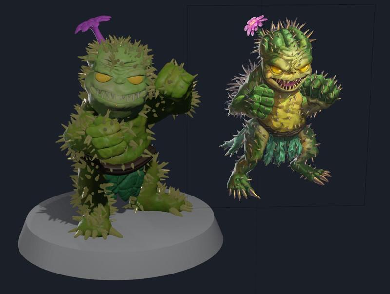 Cactus Leshy - Pathfinder Creature