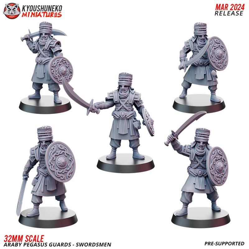 Araby Pegasus Guards Swordsmen