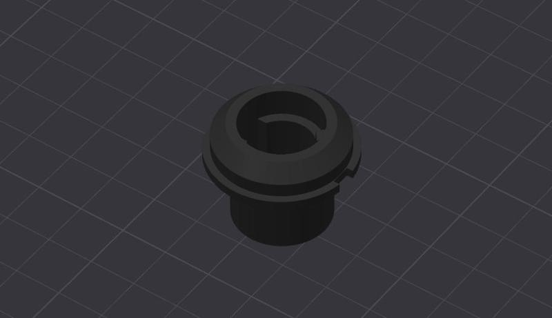 Kawasaki KQR lock cylinder holder
