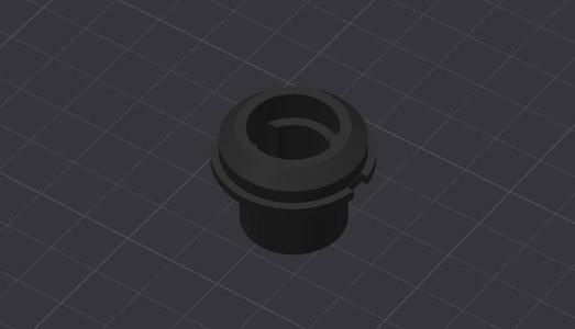 Kawasaki KQR lock cylinder holder