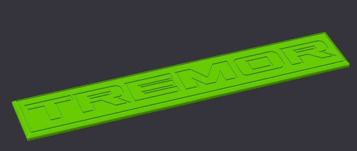 Tremor Badge Wall Art