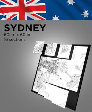 SYDNEY, Skyline 3d map