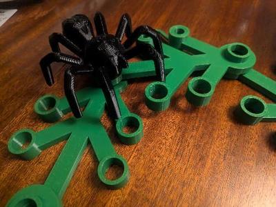 Spider for lego wreath with stud base