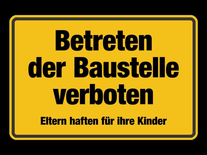 Construction Site Sign