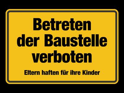 Construction Site Sign