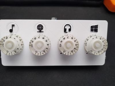 #DEEJ Windows mixing controler for streamers V2