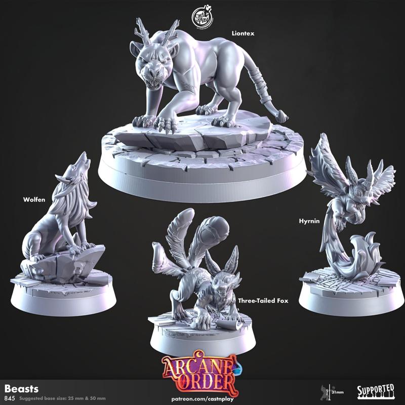 Beasts (Pre-Supported) | Cast n Play
