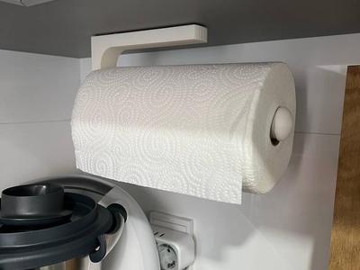 Kitchen Papertowel Roll Holder Under Cabinet