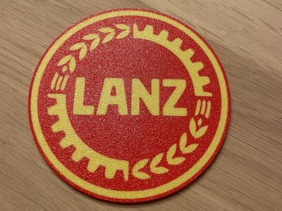Lanz Logo Coaster