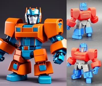 Mini Optimus Prime AI Generated