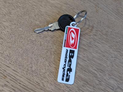 Beta Motorcycle Keychain