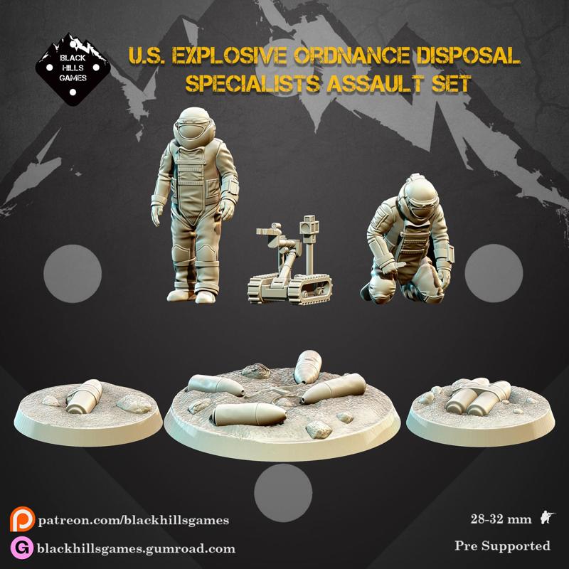Black Hills Games - U.S. Explosive Ordnance Disposal (EOD) Assault Set