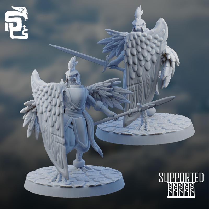 Birdfolk Knight Pack A