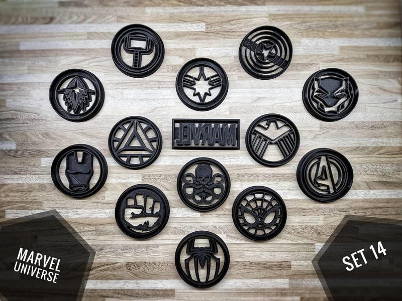 Marvel Cookie cutters