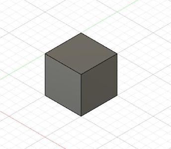 calibration cube (25mm x 25mm)
