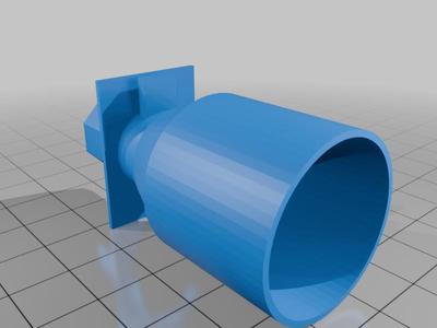 Nerf Halo Assault Rifle flashlight adaptor 