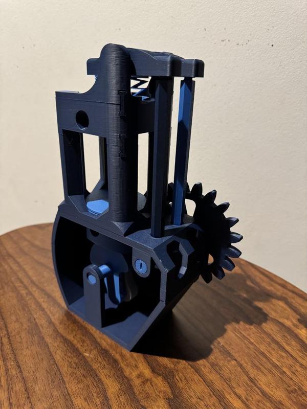 Four Stroke Engine Model - NO GLUE, NO SUPPORTS
