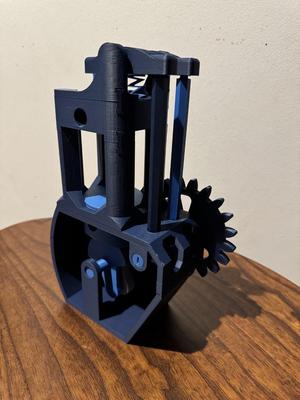 Four Stroke Engine Model - NO GLUE, NO SUPPORTS