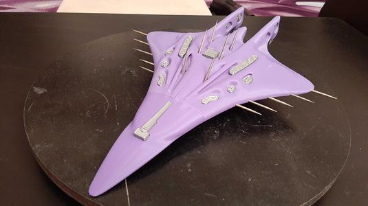 Wraith Cruiser from Stargate