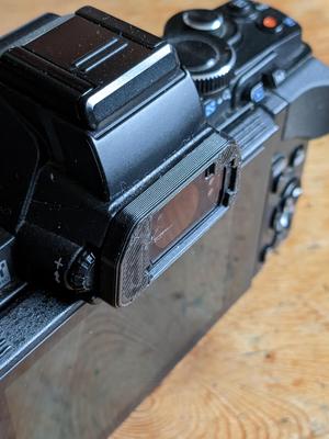 Minimal Olympus OMD EP10 eyecup for EM-10 and EM-5