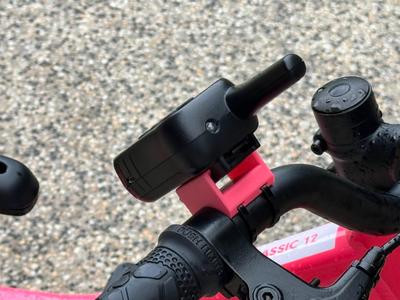 Uniden UHF45 Kids Walkie Talkie Basic Bike Handlebar Horizontal Tube Mount - Zip Ties