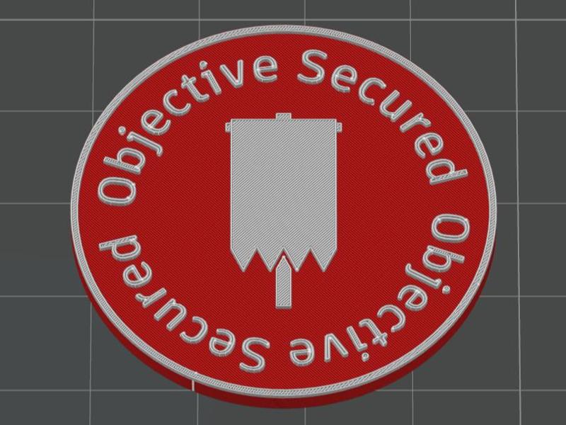 Warhammer 40k Objective Secured Marker