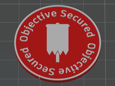 Warhammer 40k Objective Secured Marker