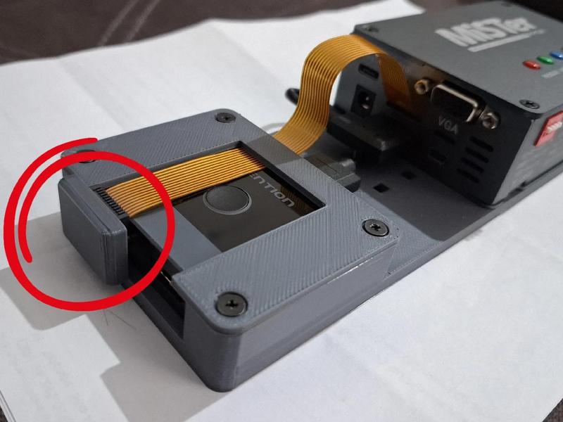 RetroCastle HDMI Ribbon Cable Covers for use with the 3D printable base