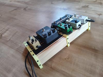 Wood+Printed Pedalboard