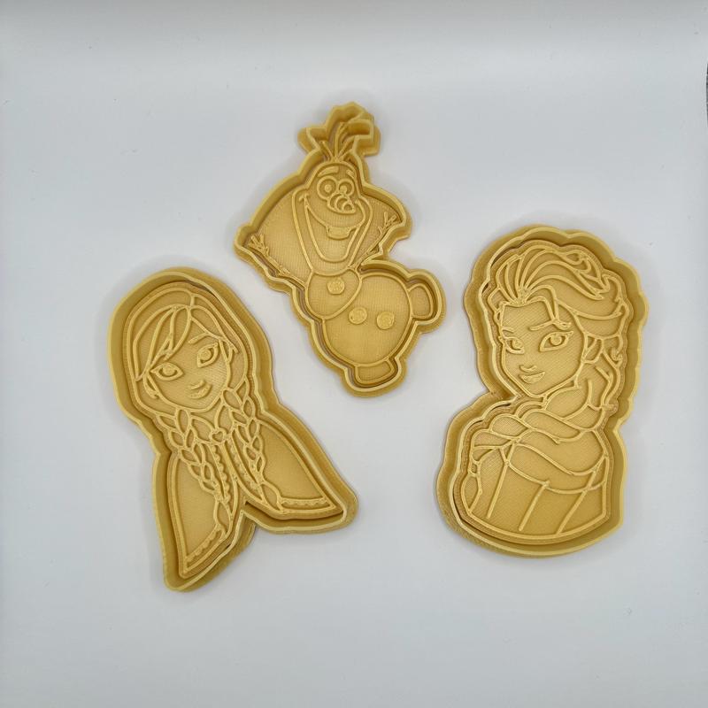 Frozen cookie cutter / stamp