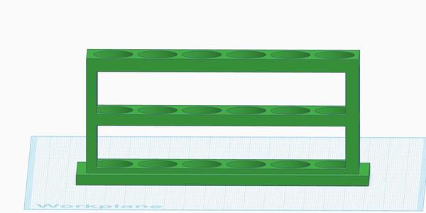 6 x .75" Test Tube Rack