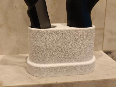 Shaver and beard trimmer holder