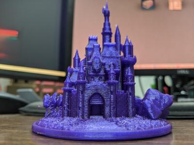 Cinderella Princess Castle - (with Christmas Ornament option)