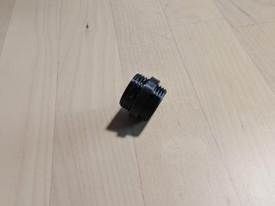 PTS200 threaded connector for T12 sleeve (right-threaded on both ends)