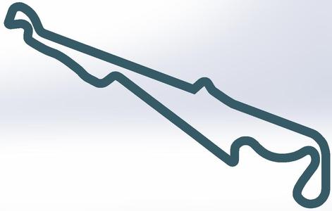 Formula 1 - Circuit Paul Ricard LED Lamp