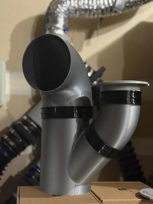 Complete 4” inch/100 mm Dust Collection Pipe Fittings and Accessories