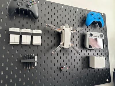 DJI Mini 3 and Mini 3 Pro Ikea Skadis Pegboard