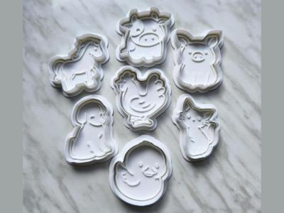 Farm Animals Cookie Cutters