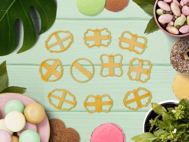 Simple border / frame cookie cutters