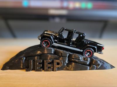 1:64 Scale Rock Jeep Vehicle Display 