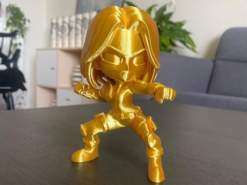 Black Widow from Marvel Universe Chibi style