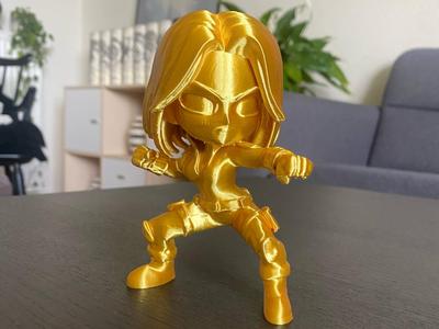 Black Widow from Marvel Universe Chibi style