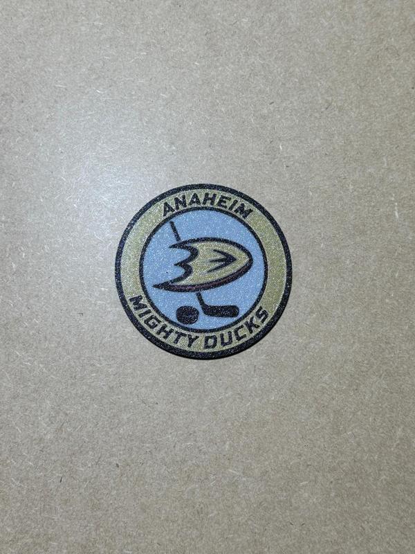 Anaheim Mighty Ducks NHL Hockey custom logo coaster