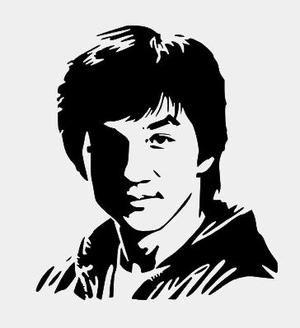 Young Jackie Chan Stencil Bundle