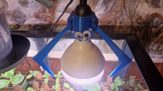 Grow light holder "spider"